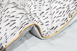 144HF-10302 Пододеяльник Нувола принт тенсель серый 145*210_s2