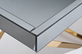 KFG134 Стол сервировочный матовый, н/ж сталь золото 80*55*67см_s2