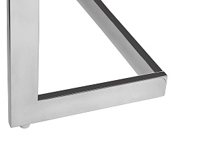 KFG103 Консоль 2 ящика белая/хром  120*42*79см_s2