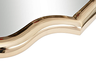 94PR-21906 Зеркало настенное в металл. раме  цвет золото 60*91*3,5см_s2