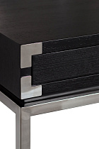 46AS-D4084-BL Стол письменный черный/хром 130*50*78см_s2