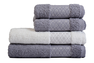 Полотенце махровое 50*90 Венера серое_s2