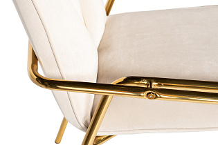 30C-DR-20013C CR Стул велюр кремовый 63*65*85см с V-декором_s2