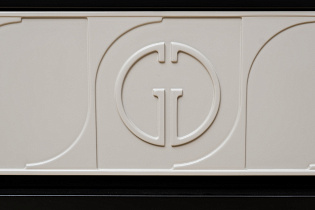 GD-00002 Тумбочка прикроватная Спинола(Spinola) черно/серая 60*40*50см_s2