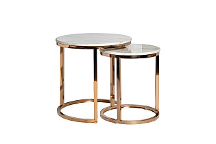 57EL-ET101B Стол журнальный(набор из 2 шт) d60*63/d47*55см_s2