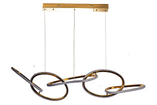 K2KML15105 Люстра подвесная Flow золото 120см_s2