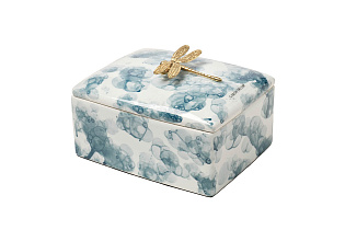 55RD6078L Шкатулка голубая со стрекозой 19*14*13см_s2