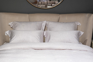 144HF-40509 Комплект наволочек Лоренцо, сатин 400TC,белый, 70*70см (2шт)_s2