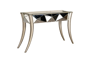 KFC665 Консоль зеркальная 2 ящика 132*45*82см_s2