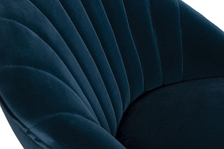 48MY-3607-1 BLU GO Стул велюр синий 55*64*89см_s2