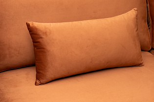 Диван Треви(Trevi) 230М(К) трехм раскл с кантом терракотовый Colt006 232*103*88см_s2