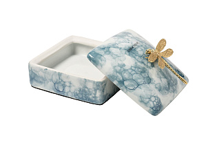 55RD6078S Шкатулка голубая со стрекозой 13*13*9см_s2 2 (превью)