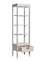 151SV-000017 Шкаф-витрина открытый бежевый 60*158*40см_s2