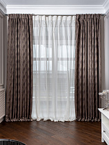 121GD-FSPORT-ED Портьера FIJI коричневая 280*300см_s2