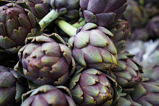 54STR-ART2/ORG  Постер «Артишоки» 70*100см, багет серебряный_s2