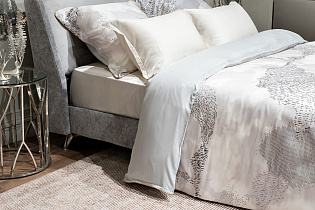 144HF-10302 Пододеяльник Нувола принт тенсель серый 145*210_s2