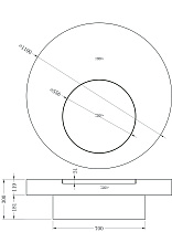 KFG204 Стол журнальный d110*30см_s2