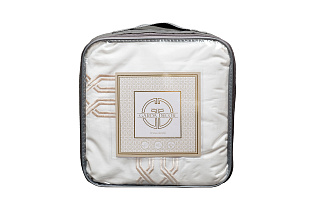 175SMR-17504 Комплект постельного белья с вышивкой Паллада, золотой, Двуспальный евро (200*220)_s2