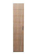 GD-10014/2-3 Шкаф Альто(Alto) пенал c полками,цвет дуб Урбан Кофейный, фасад глухой 50*57*228.5см_s2