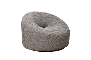 Кресло поворотное LUNA букле серый Buta5403-SER 98*90*69см_s2