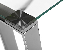 47ED-08200 Консоль прозр.стекло/хром 120*40*78см_s2