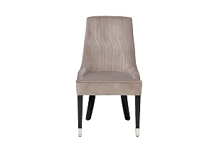 Стул Элегантный(Elegante) велюр жемчужно-серый Cat4 56*65*101см_s2