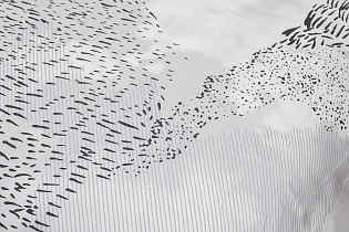 144HF-10302 Пододеяльник Нувола принт тенсель серый 145*210_s2