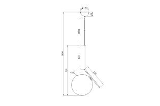 K2GP-825BR Светильник потолочный d30*70см_s2