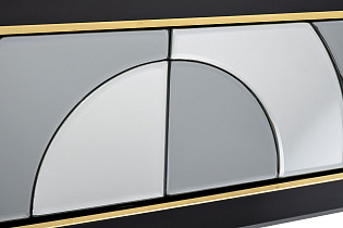 KFG122 Консоль 2 ящика зеркало двухцветное 120*42*75см_s2