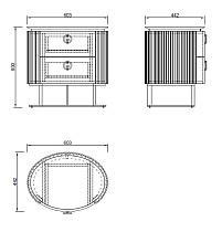 77IP-GD010-TUMB Тумбочка LUCIANO 60*44*60см_s2