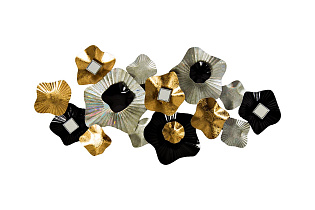 37SM-0678 Настенный декор Цветы 134,6*67,3*10,2см_s2