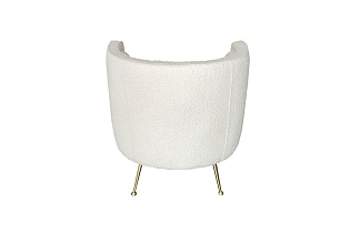 ZW-852 WH Кресло ткань букле белое 77*79*75см_s2