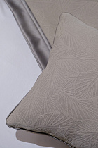 Подушка декоративная с кантом корич. 283002 50*30см_s2