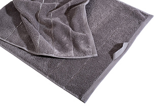 106DMT- 651-4110-POL SER Полотенце Юнона серое, 50*100_s2