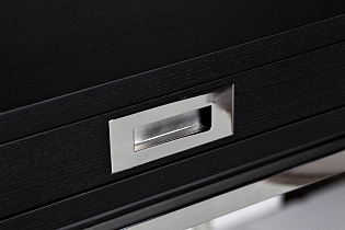 46AS-D4084-BL Стол письменный черный/хром 130*50*78см_s2