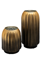 71PN-52239 Ваза декоративная стекл. золотая 14,6*14,6*19см_s2