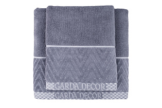 119VAL-01117 Полотенце Орсетто графит 50*90_s2