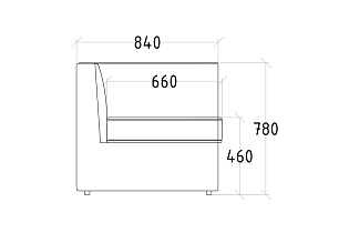 Диван Paolo трехм. раскладной 1 кат. + 2 подушки_s2