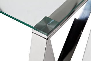 47ED-CST008 Консоль прозр.стекло/хром 120*40*78см_s2