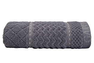 119VAL-ARG70140-POL SER Полотенце Наполи серое 70*140_s2