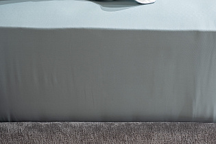 144HF-70607 Простыня на резинке тенсель бирюзовая 180*200*30_s2