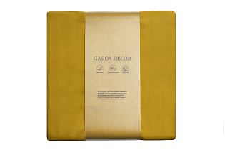 131SH-4222-PROS REZ SOPR GORCH Простыня на резинке Сопрано горчичный 180*200*30_s2