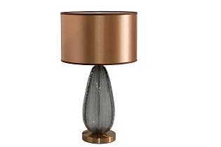 K2TL-07233 Лампа настольная сер-зел.стекло/плафон кор. 35*h.60см_s2