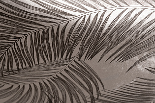 Кресло Верона(Verona) вращающееся,вельвет принт листья Valdes110-BEG/бронза 70*77*80см_s2