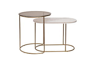 40AD-00065 Столик журнальный (набор 2шт) d48*56/66*37*45,5см_s2