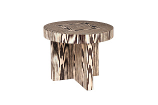 58DB-23180 Стол журнальный Зебрано (Zebrano) d60*52см_s2