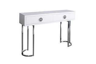 KFG16702 Консоль GD 2 ящика белая 120*30*78см_s2