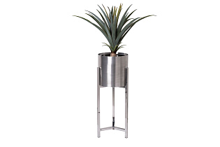 13RXFP3105L-SILVER Подставка под цветы серебро d25*70cм_s2