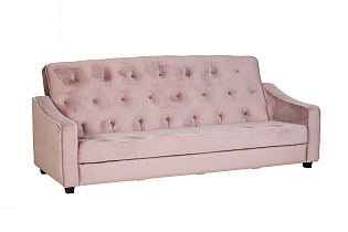 Диван Лорен(Loren) трехм.раскл с кантом,велюр пыльная роза Н-Йорк40_s2
