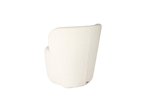 30C-13750 Кресло букле белое 73*69*73см_s2